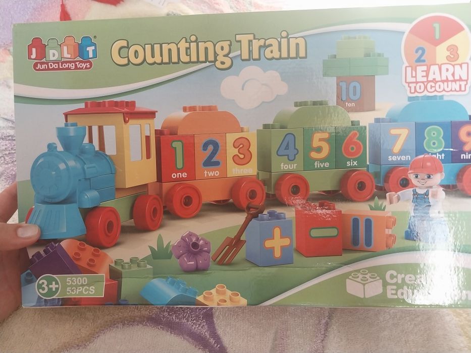 Конструктор JDLT  Потяг (поїзд) аналог лего.
