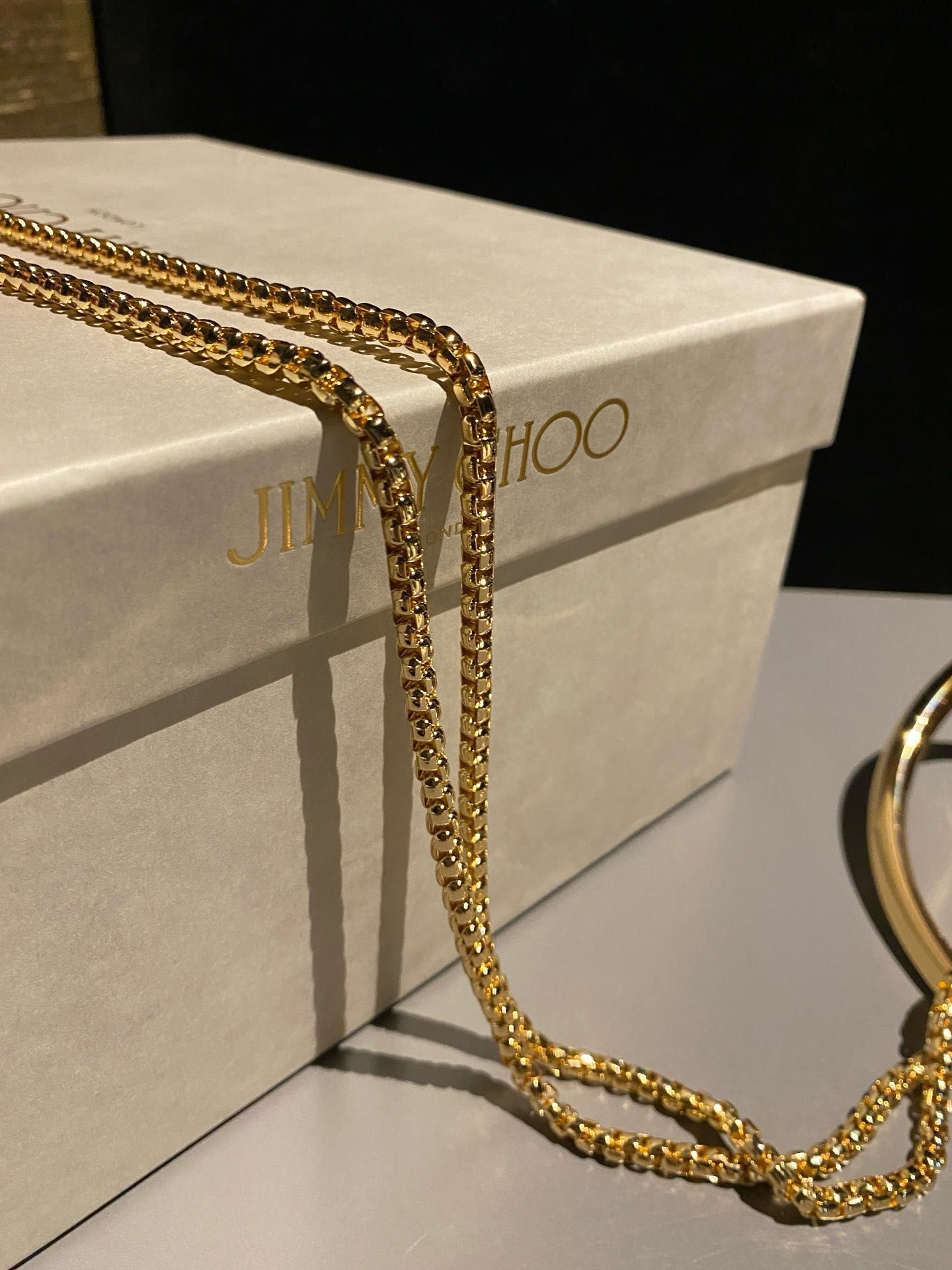 JIMMY CHOO – srebrna torebka