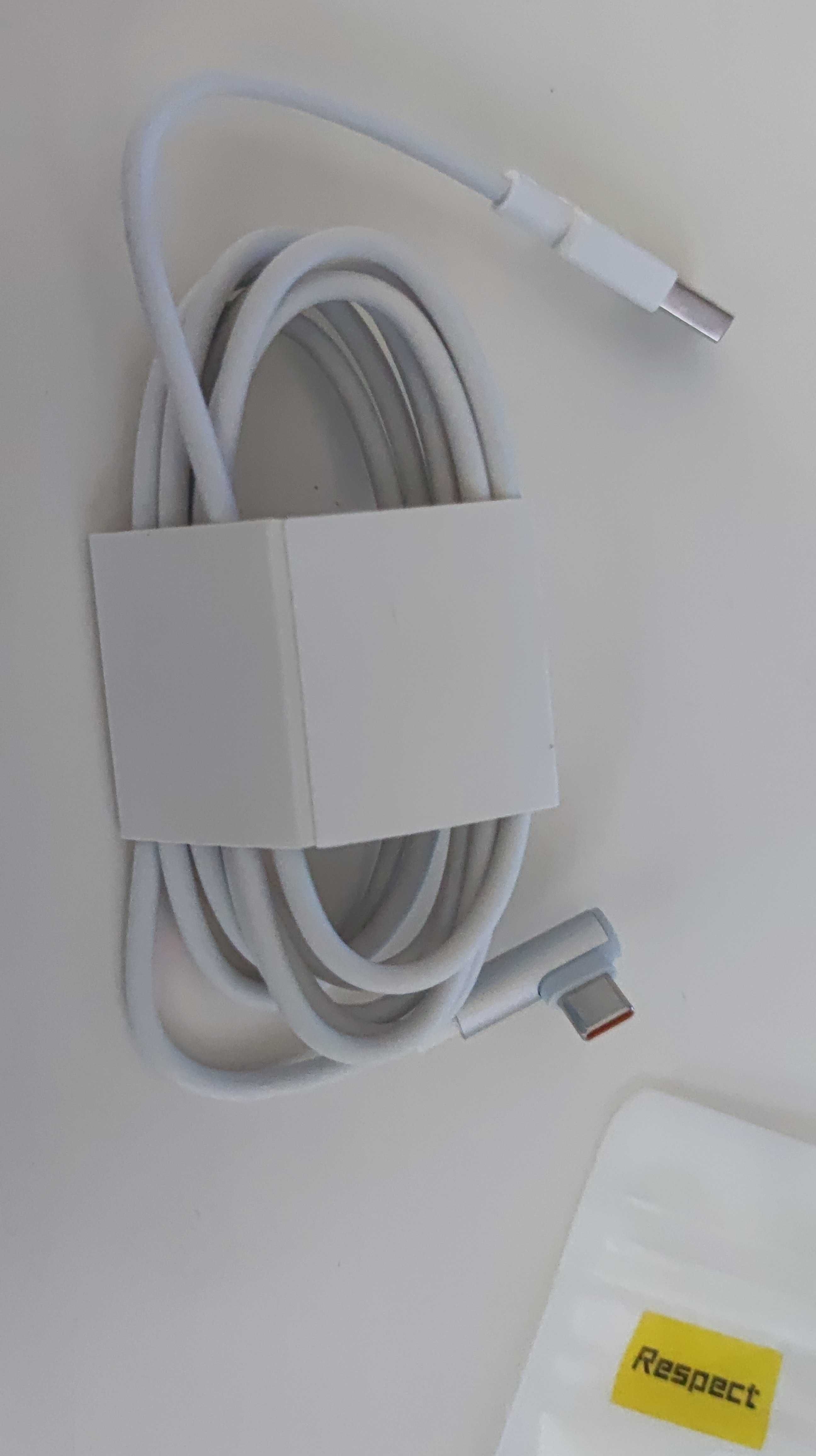 Przewód ładowarki Xiaomi 1.8m 120W 6A Mi Turbo Charge. USB-A do USB-C