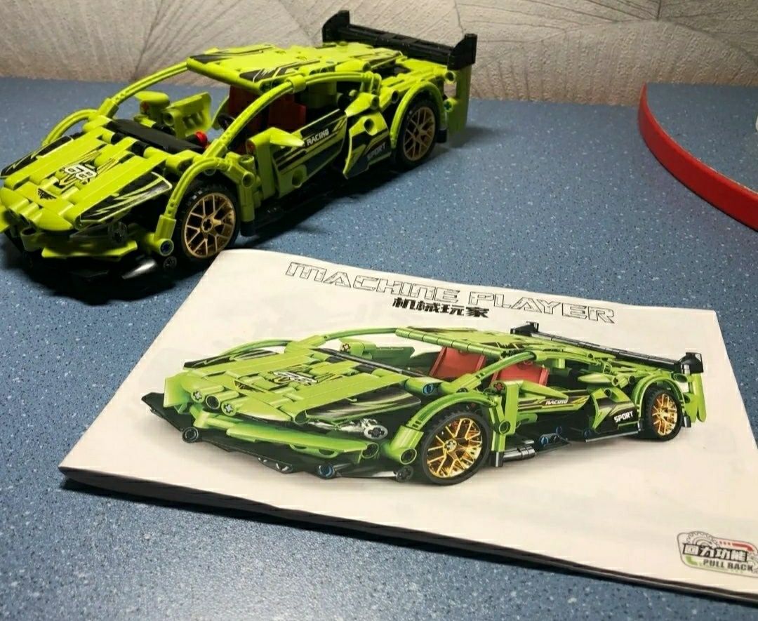 Klocki model jak lego technic Lamborghini auto na prezent, NOWY