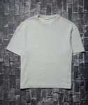 Zara koszulka męska, textured jacquard t-shirt, w paski, prążkowany