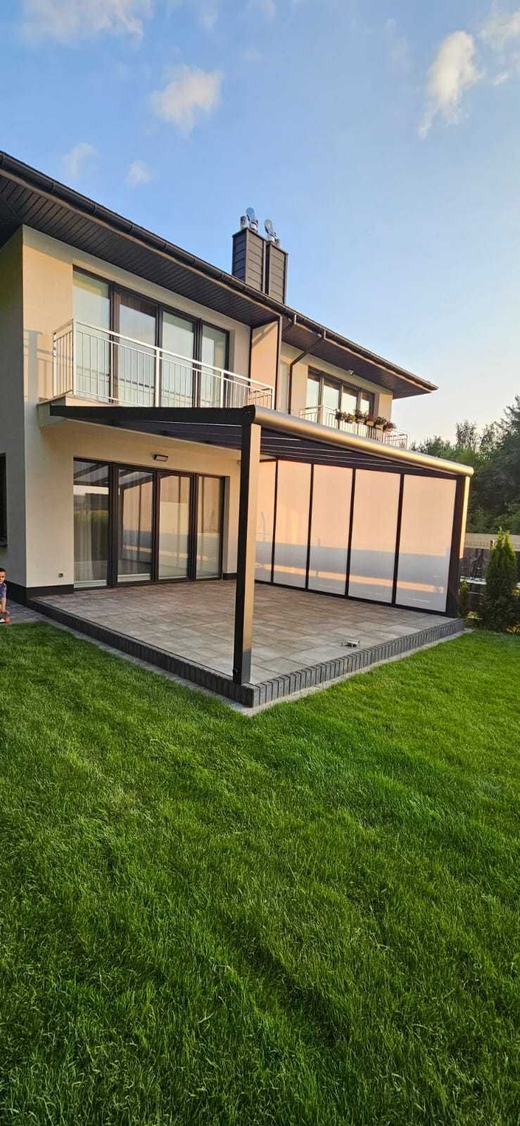 Zadaszenie tarasu, pergola, ogród zimowy, szklany, patio, oranżeria