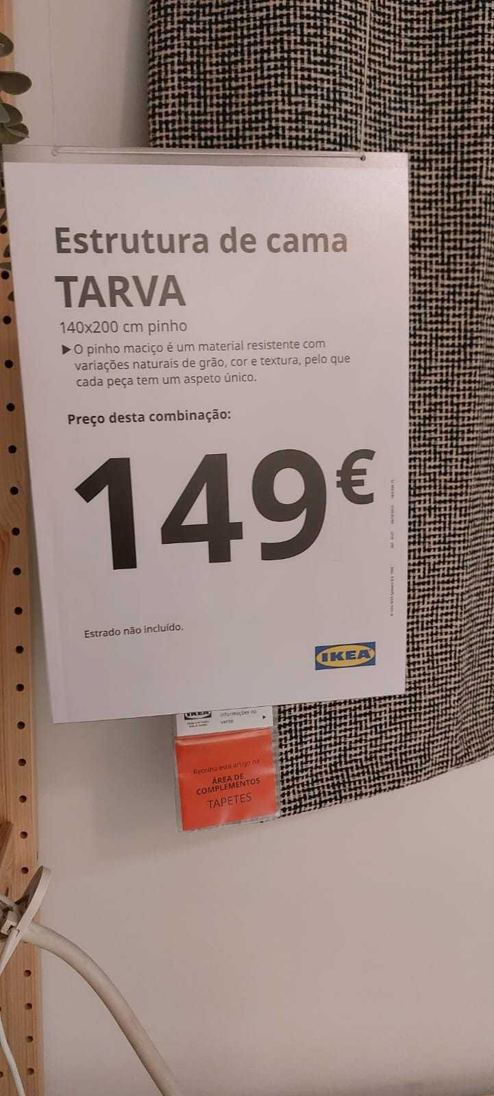 Estrutura (cabeceira) de cama Ikea (novo)