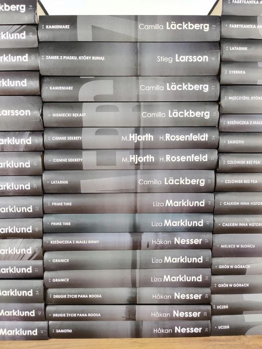 Czarna seria / Zestaw 46 książek / Marklund / Nesser / Lackberg