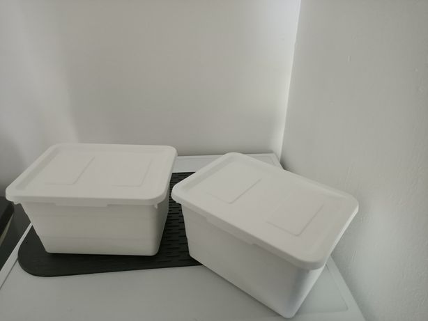 Pojemnik z serii SOCKERBIT, biały Ikea