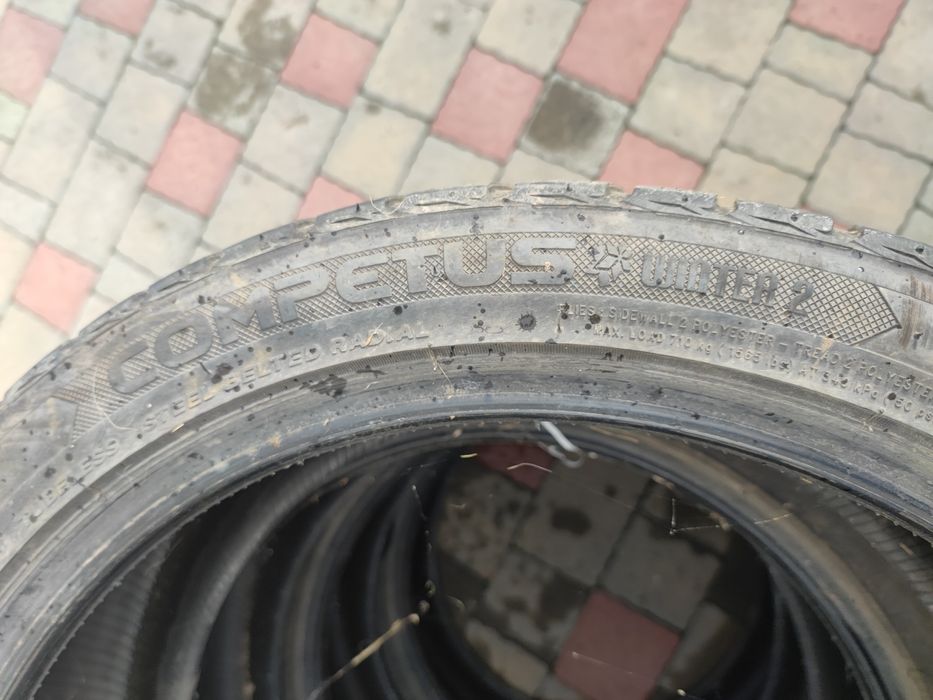 Одна шина  lassa competus 225/45/19 зима колеса