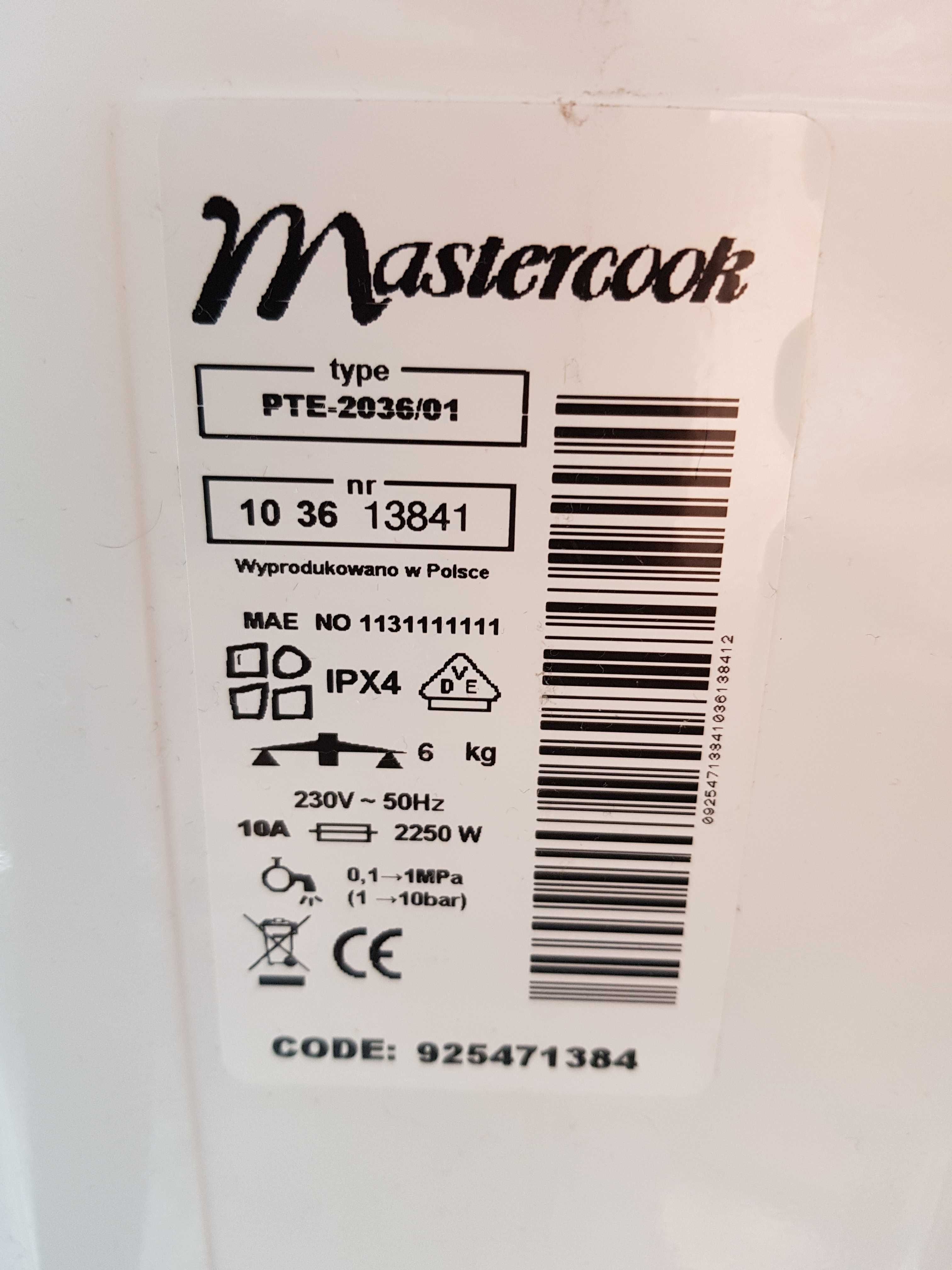 Silnik elektryczny pralki Mastercook