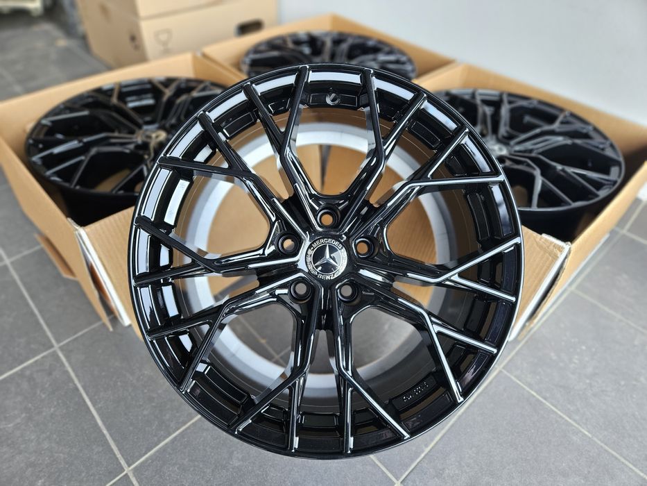 Mercedes E Class 18 " Nowe 5x112 E Klasa W214 Felgi Czarne Alufelgi
