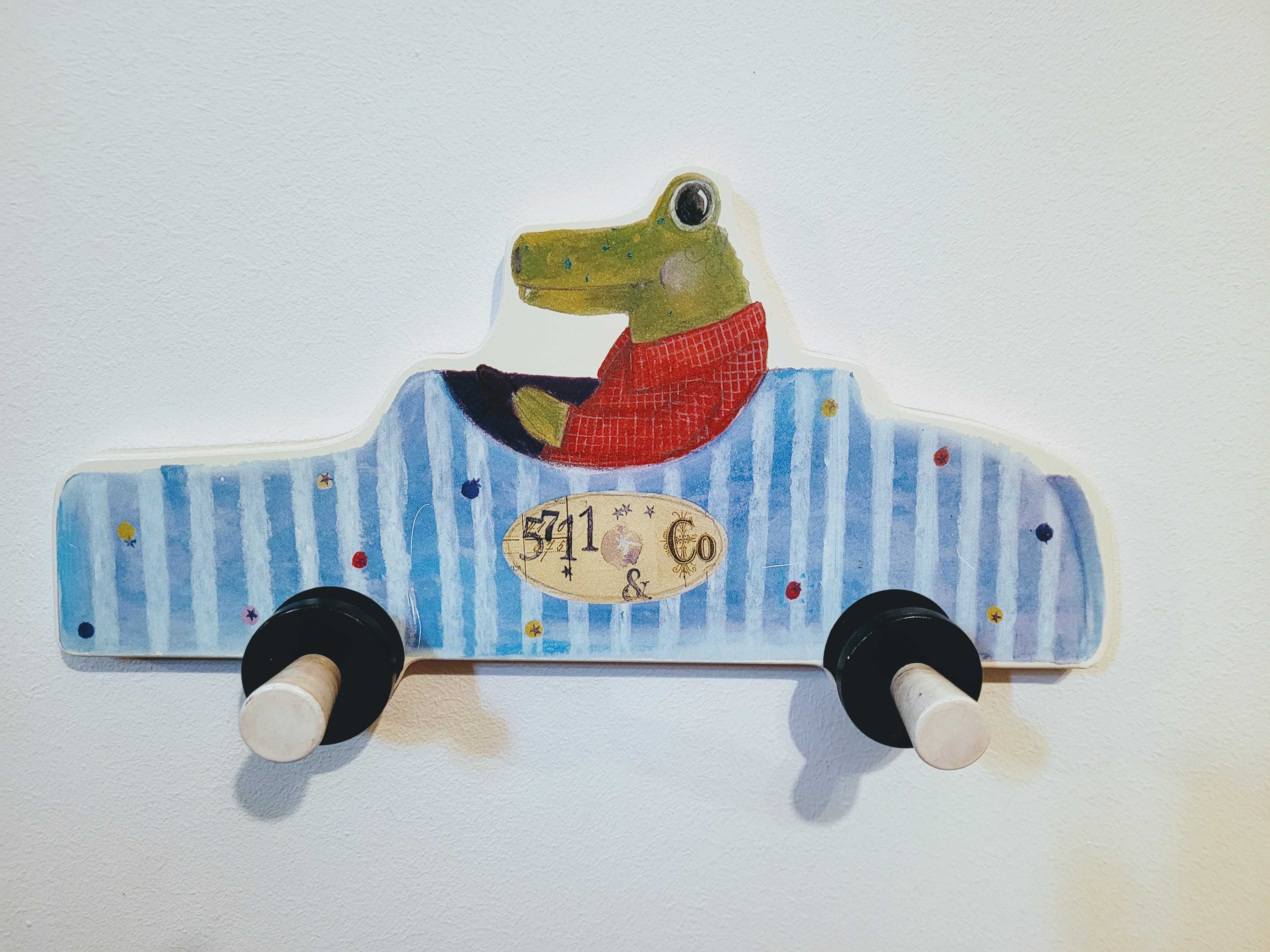 wieszak dziecięcy FABLER IKEA krokodyl