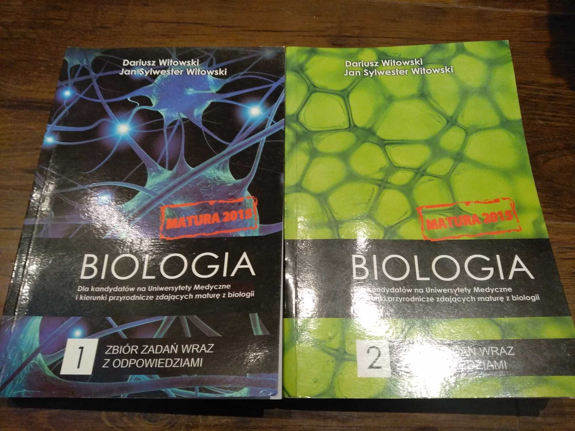 Biologia 1 i 2 zbiór zadań Witowski