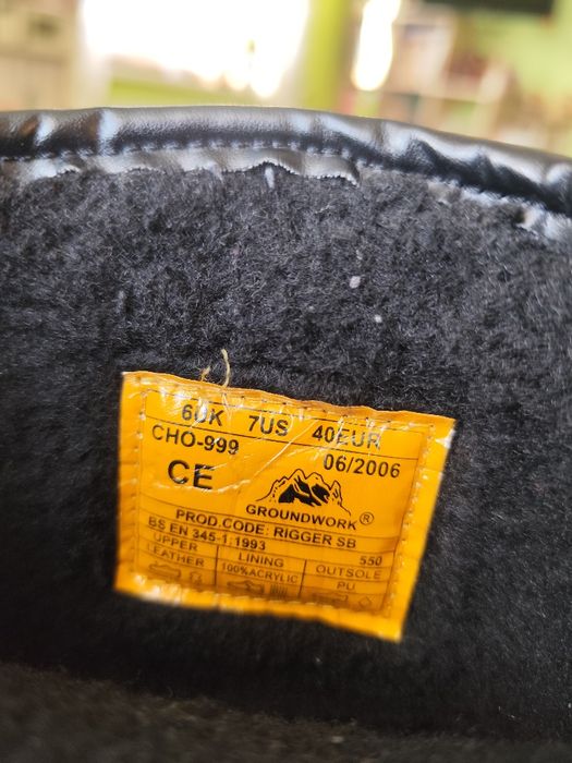 Buty kozaki robocze ochronne skórzane ocieplane