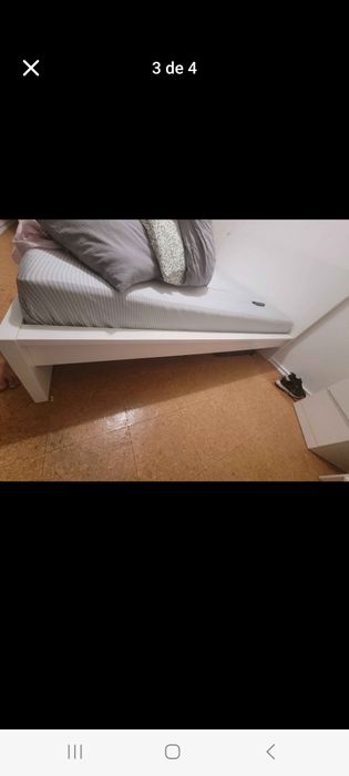 Cama ikea 200x 160 , em ótimo estado,  usado 2 anos ..sem colchão