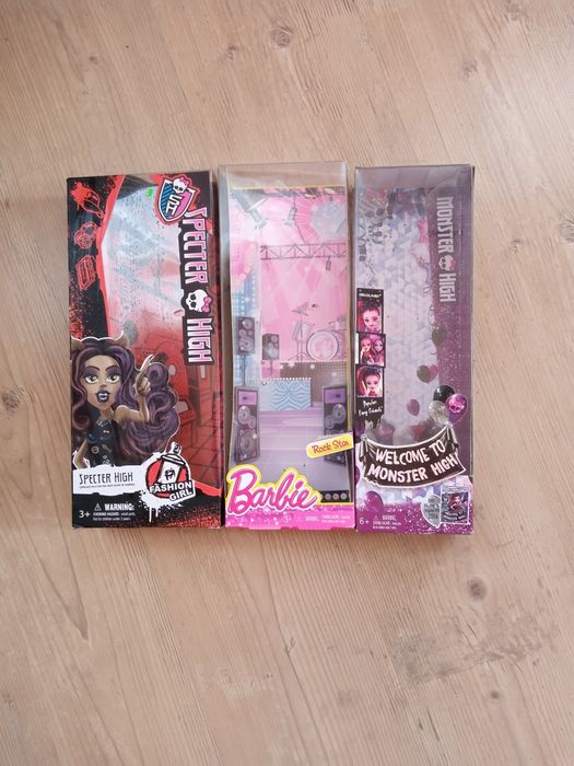 Коробки от фирменных кукол ляльки