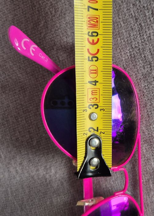 Okulary przeviwsłoneczne dla dziewczynki różowe stan db