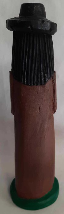 Żyd Judaika Rzeźba Ludowa Drewno Cepelia Sygnatura