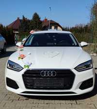 Auto Samochód do ślubu Audi A5 białe sportback
