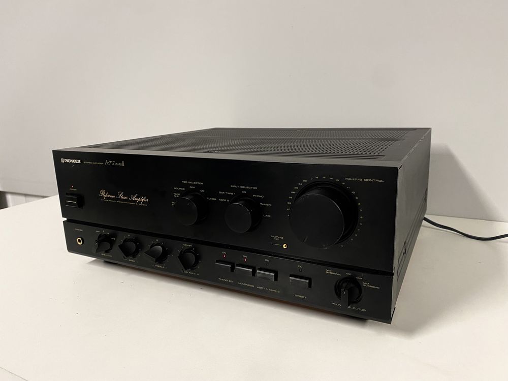 Pioneer A717 MK II - potężny wzmacniacz Stereo 2x100w, 19kg