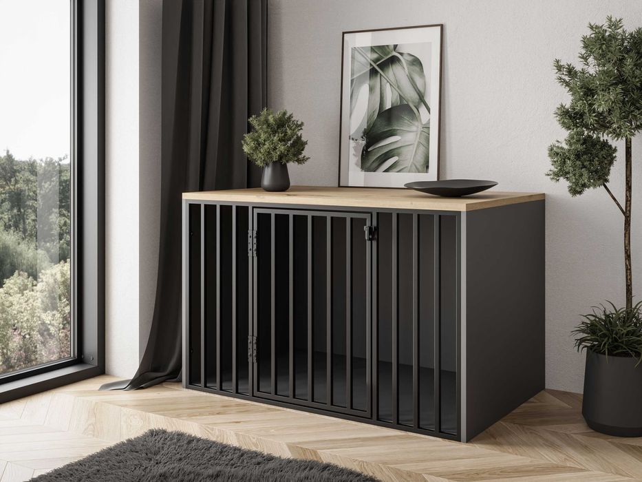 Nowoczesny Kennel Meblowy - klatka dla Twojego psa