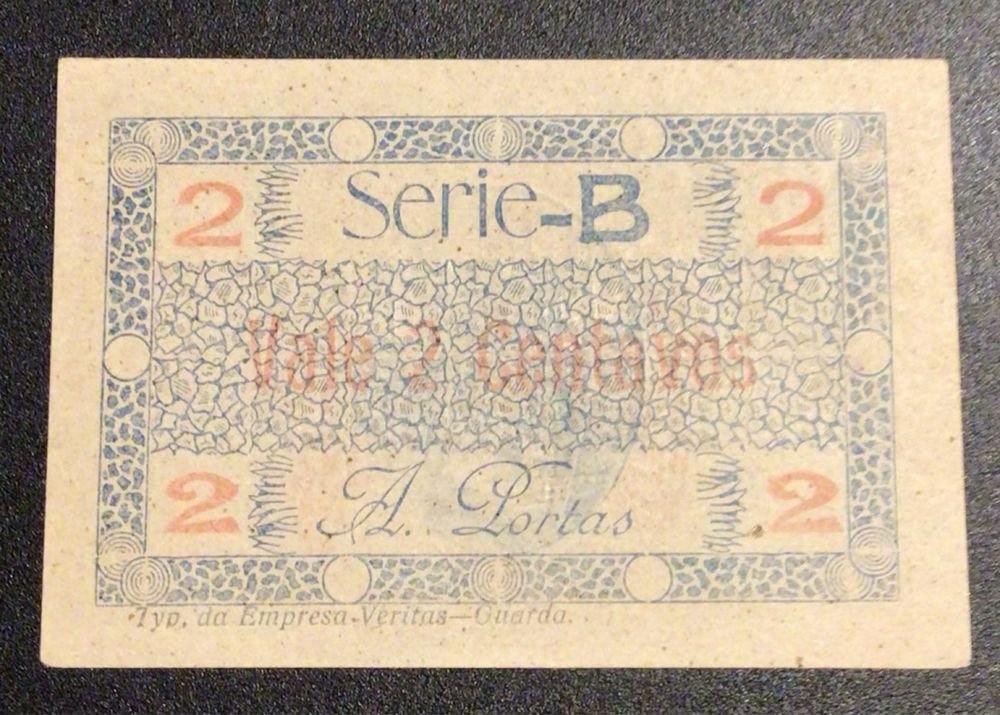 CÉDULA GUARDA  -  2 CENTAVOS
