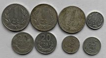 Monety 1 zł 20 gr i 5 gr, wszystkie aluminiowe sprzedam razem