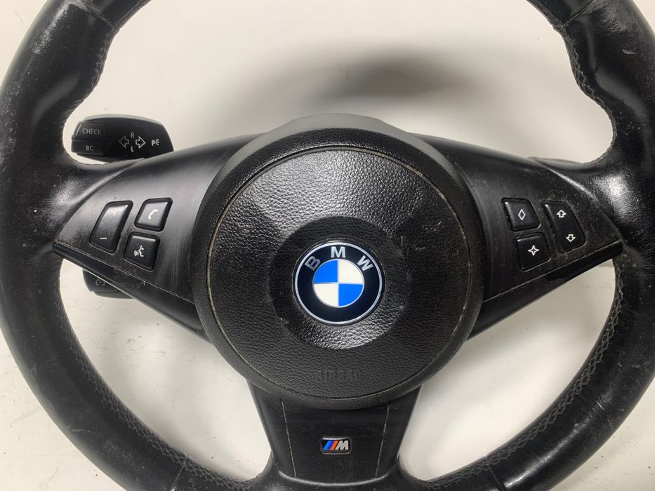 Kierownica kompl M pakiet BMW E60 E61 START STOP LCI Stan bdb Oryginał
