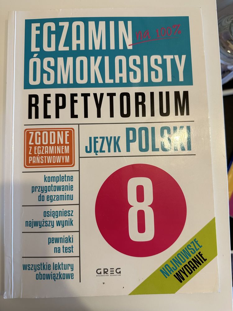 Język polski. Repetytorium. Egzamin ósmoklasisty