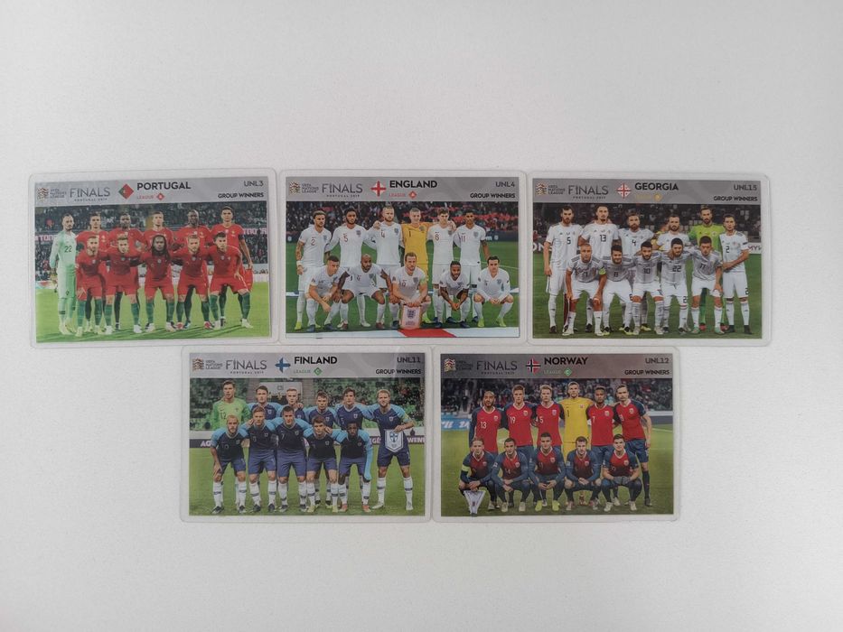 Karty piłkarskie FIFA 365 - drużyny narodowe (Portugalia, Anglia)