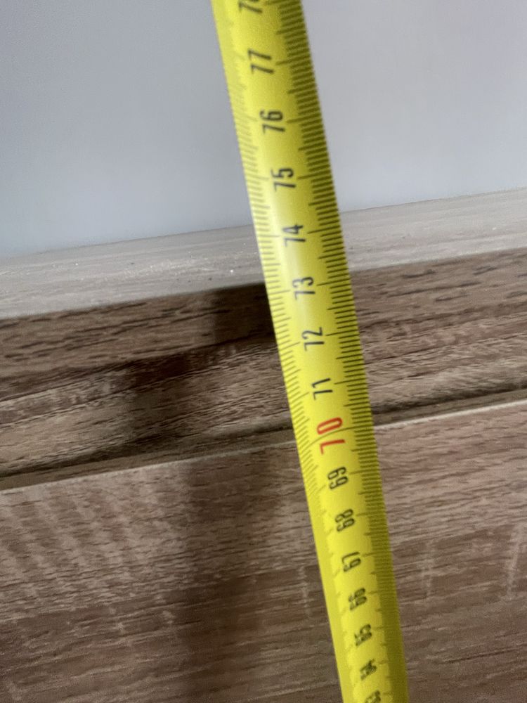 Comoda castanha de 3 gavetas