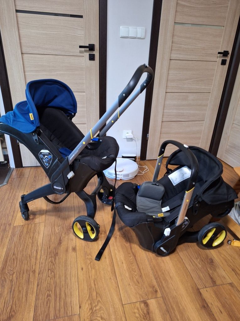 Fotelik samochodowy wózek 2w1 Doona mobilny