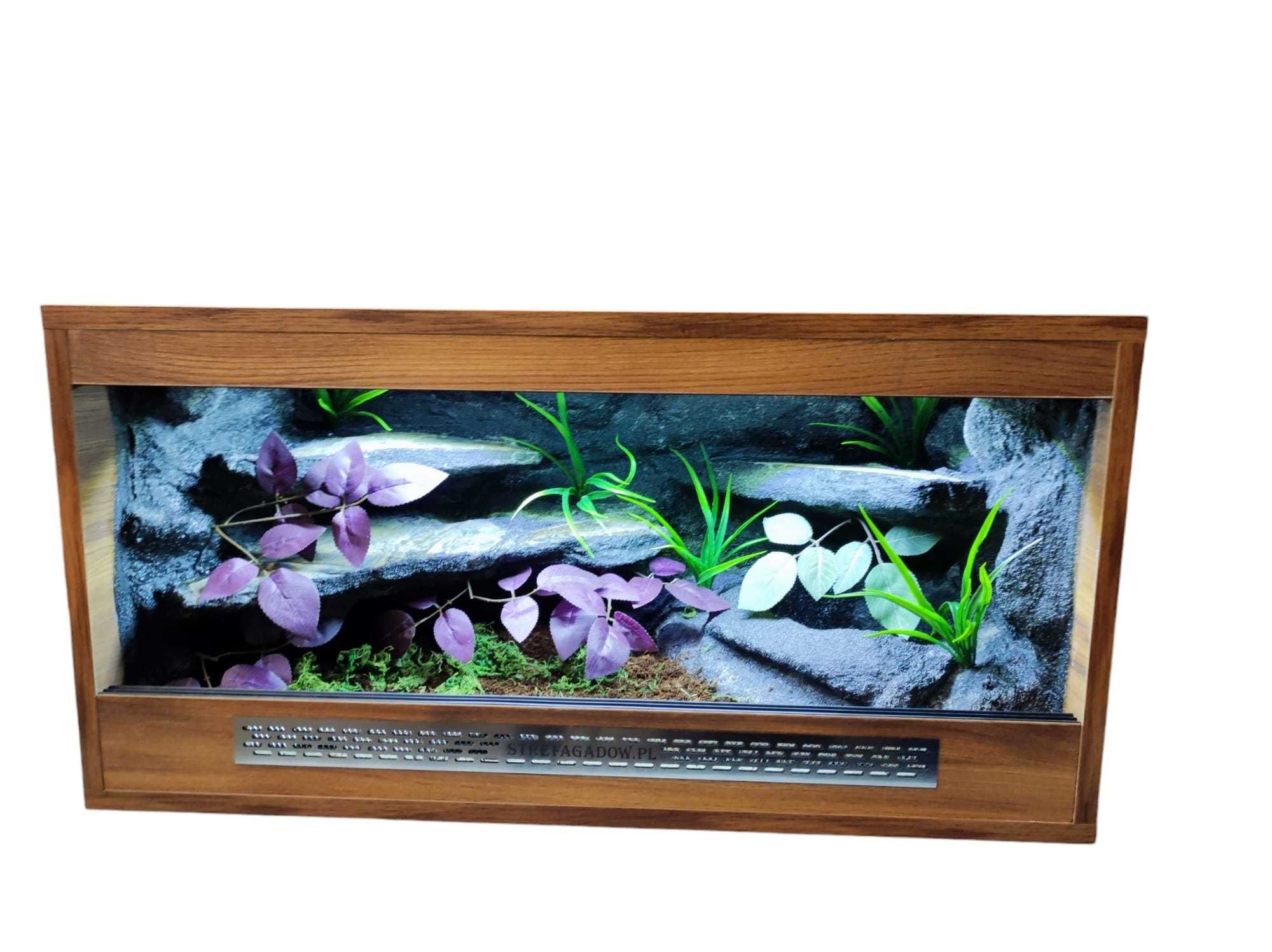 Terrarium tropikalne nr699 80/40/40 dla węża boa pyton DOSTĘPNE