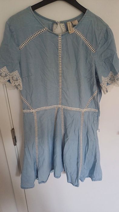Vestido de ganga da H&M-38