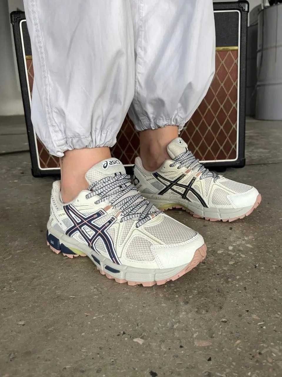 Кросівки Asics Gel Kahana 8 Beige Navy кросовки асікс