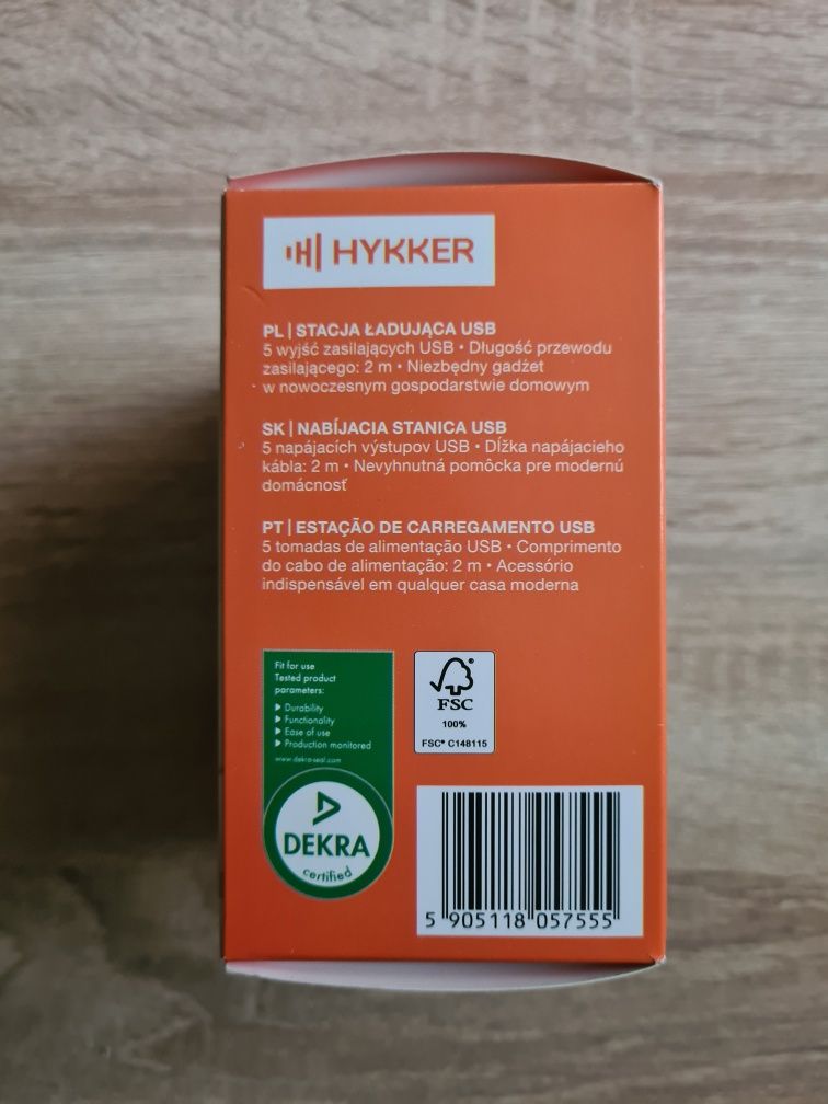 Stacja ładująca USB.