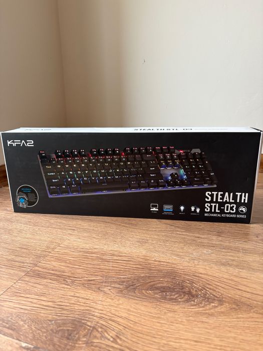 KFA2 stealth stl-03 klawiatura mechaniczna gamingowa rgb nowa