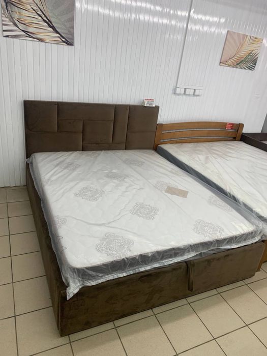 Ліжка нові з матрацами по низьким цінам! З вбудованим матрацом, матрац