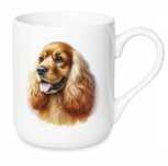 Kubek coffee kawowy Pies Cocker Spaniel Prezent ceramika 330 ml