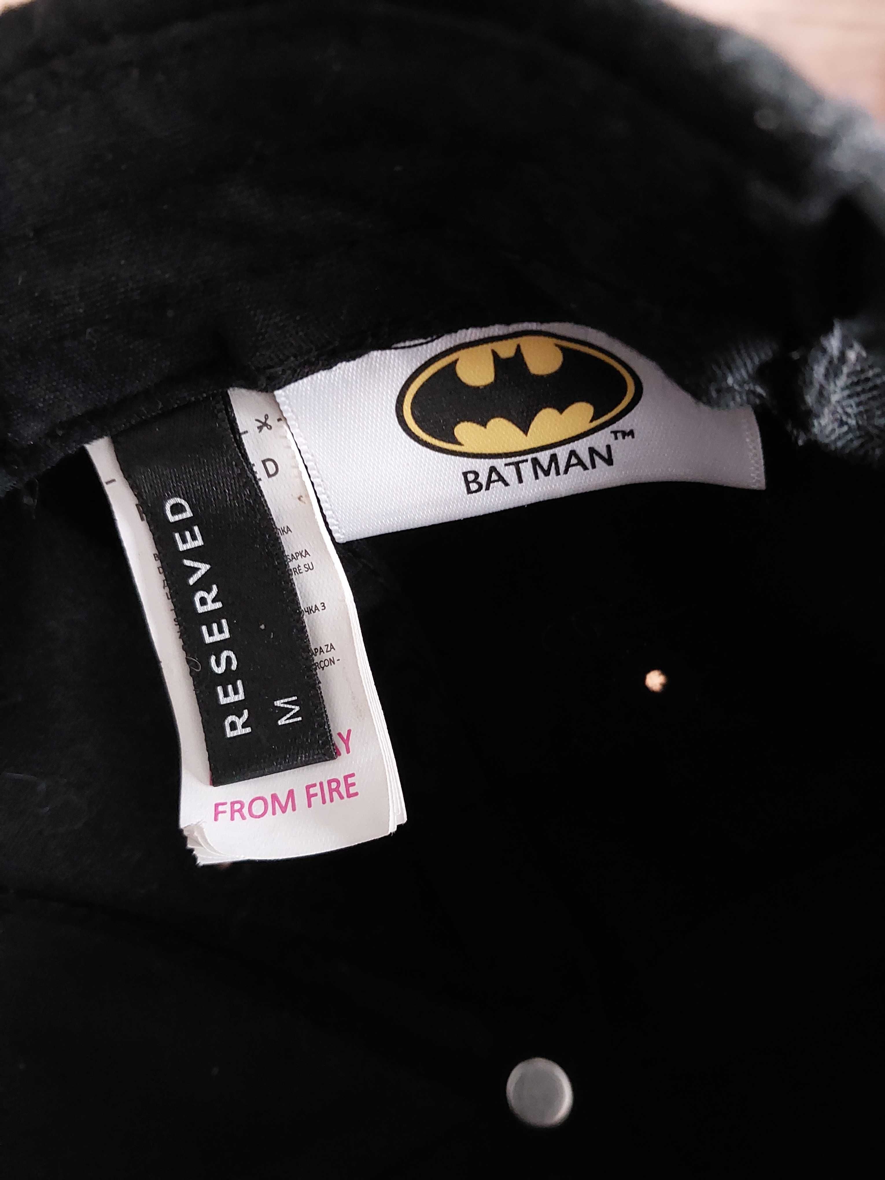 Czapka z daszkiem BATMAN , RESERVED, rozm.122-134, obwód 52-54cm NOWA
