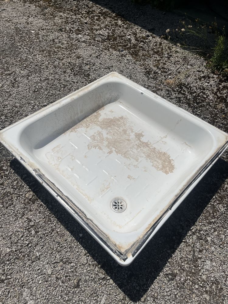 Base de duche branca WC