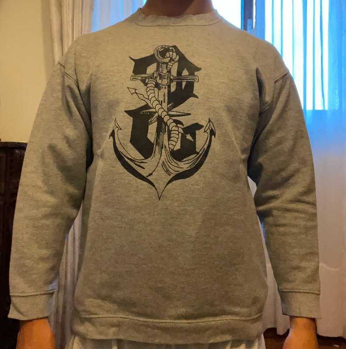 Camisola Sweat Cinzenta