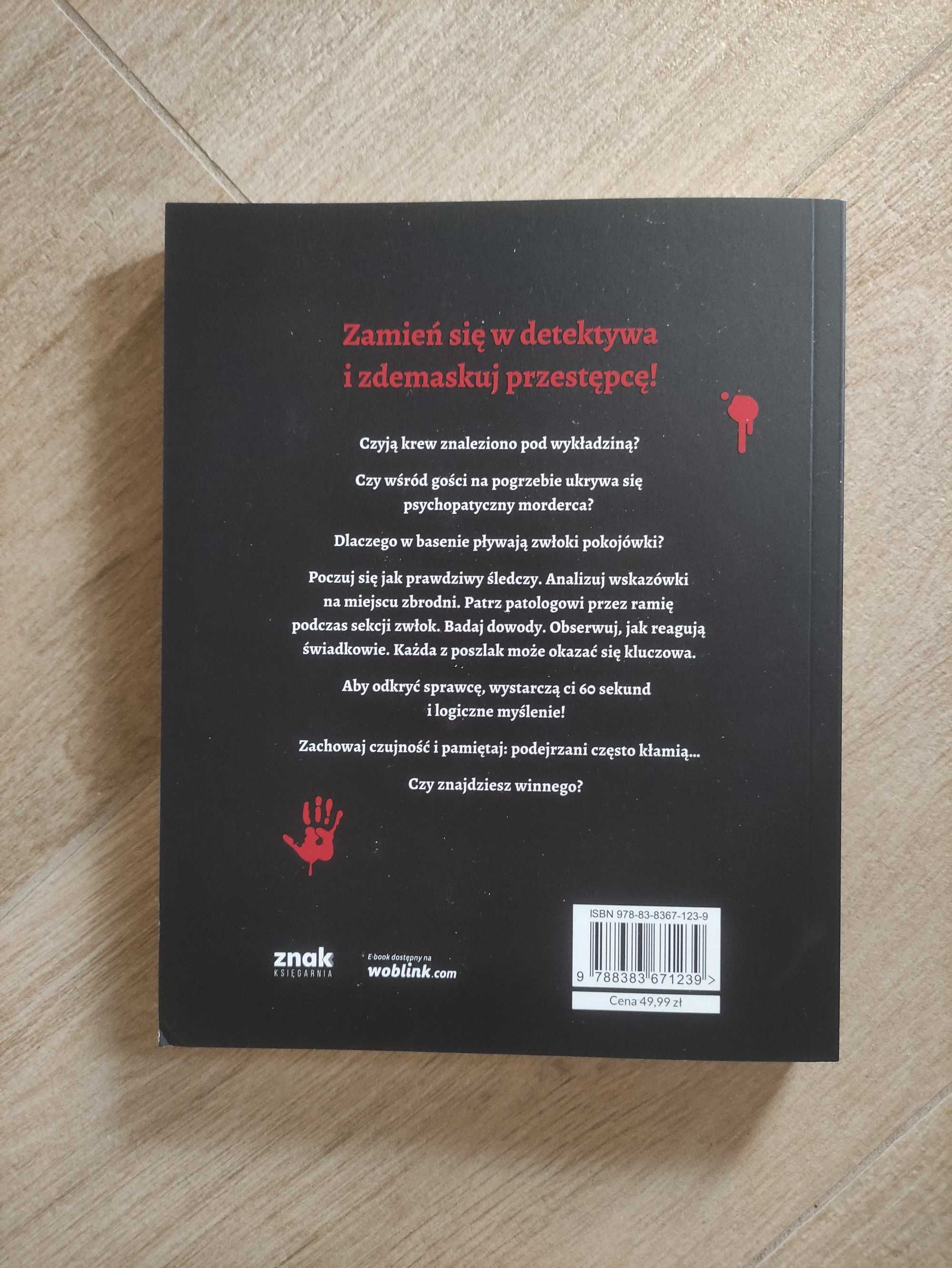 Książka z zagadkami "Corpus delicti"