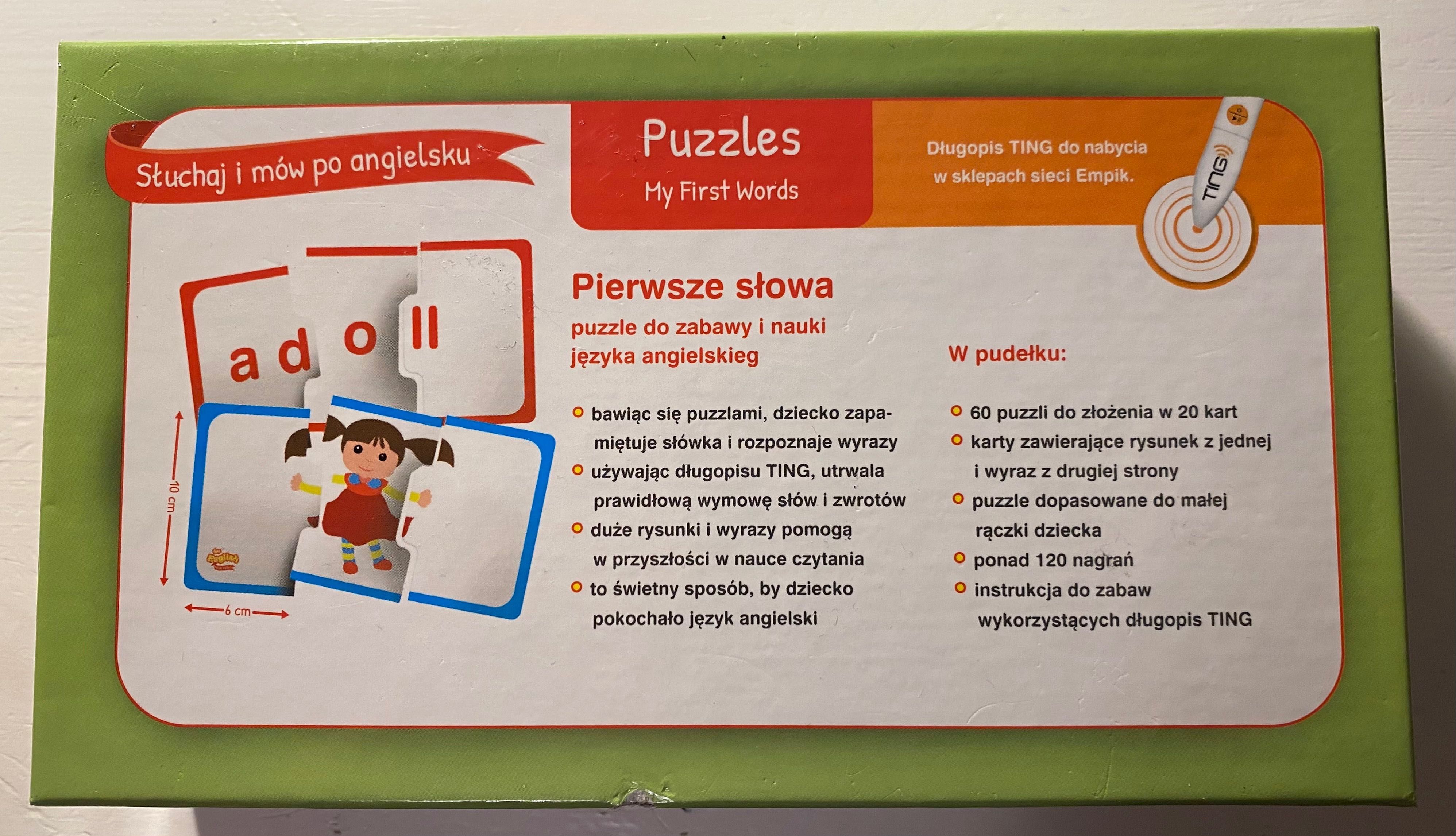 Puzzle Leo English dla 3-5 lat