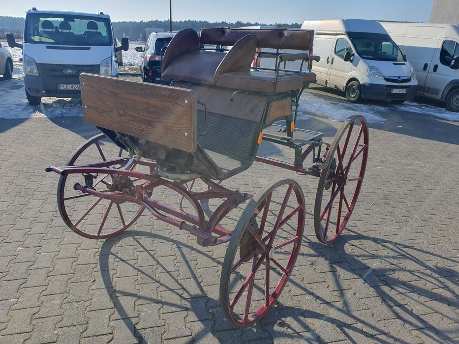 Bryczka spaider powóz  treningowy para i singiel