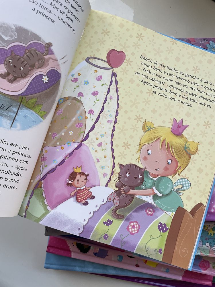 Conjunto de Livros Infantis de princesas