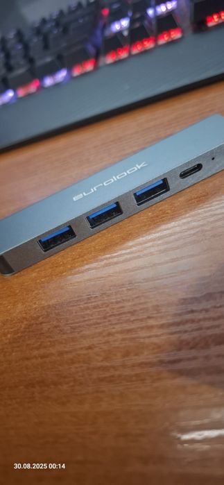 Rozdzielacz adapter hub port USB C, 5w1