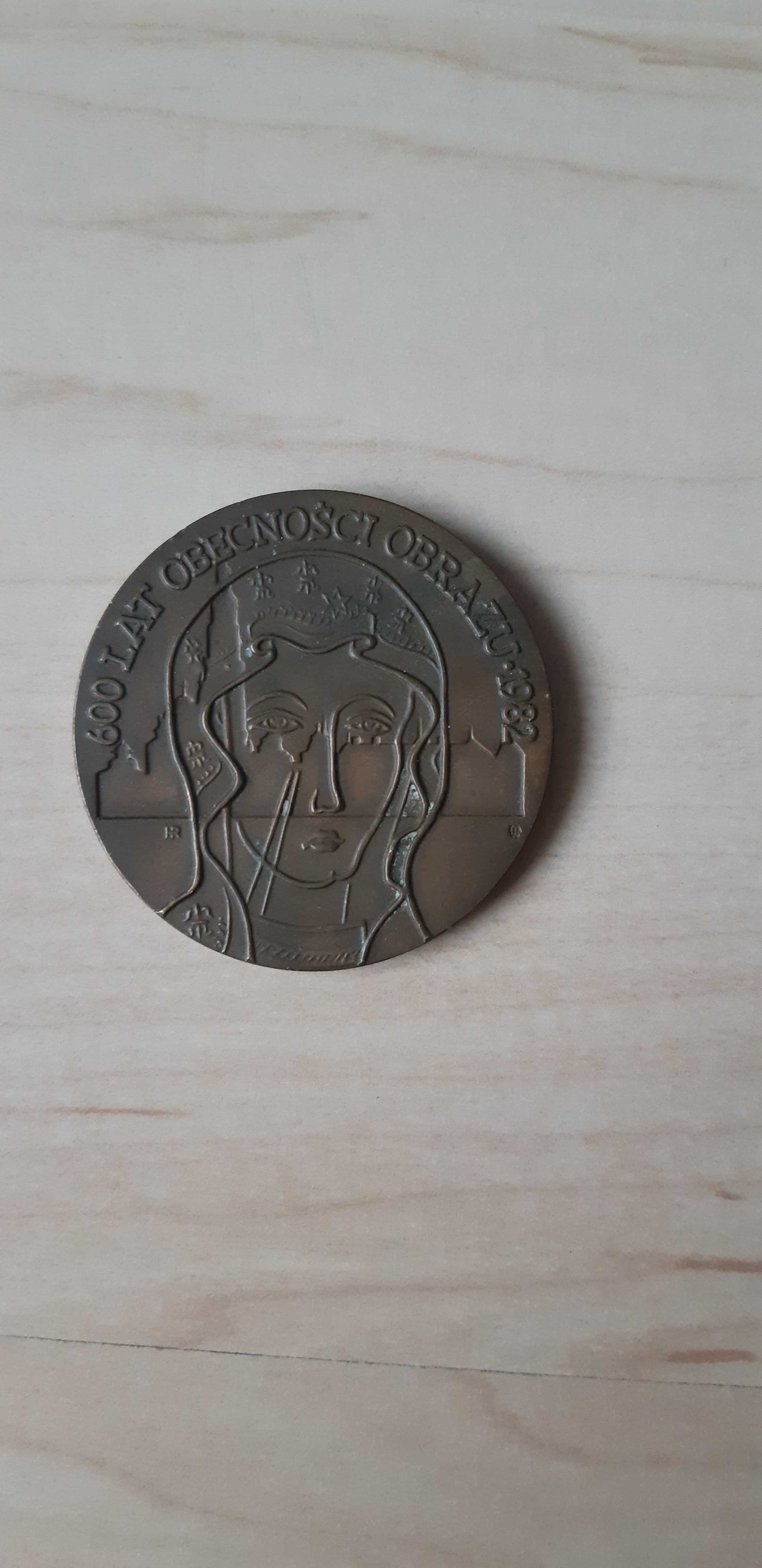 medal Druga Pielgrzymka Jan Paweł II 600 lat obecności obrazu 1982