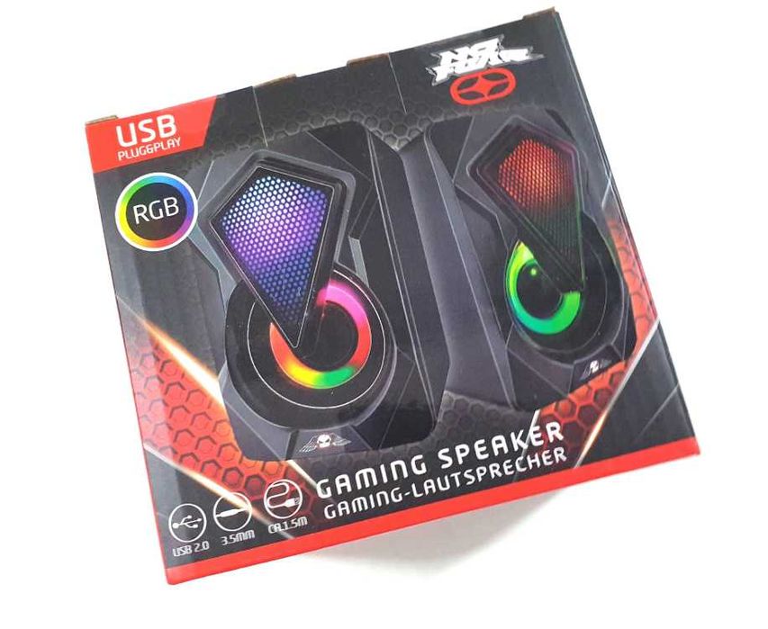 Głośniki No Fear RGB USB Plug & Play