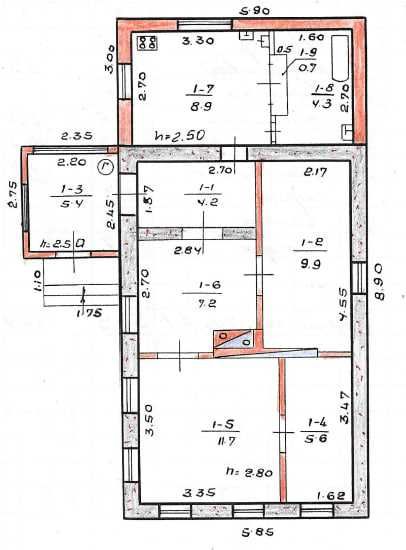 Продам будинок вул. Балтійська район Клочко (ЦРБ)