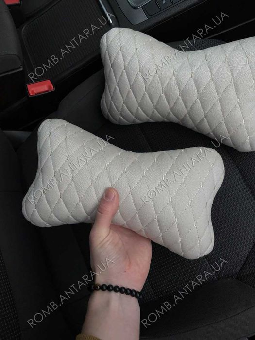 ПРЕМІУМ Подушечки на підголівник / Авто подушка в машину Автоподушечки