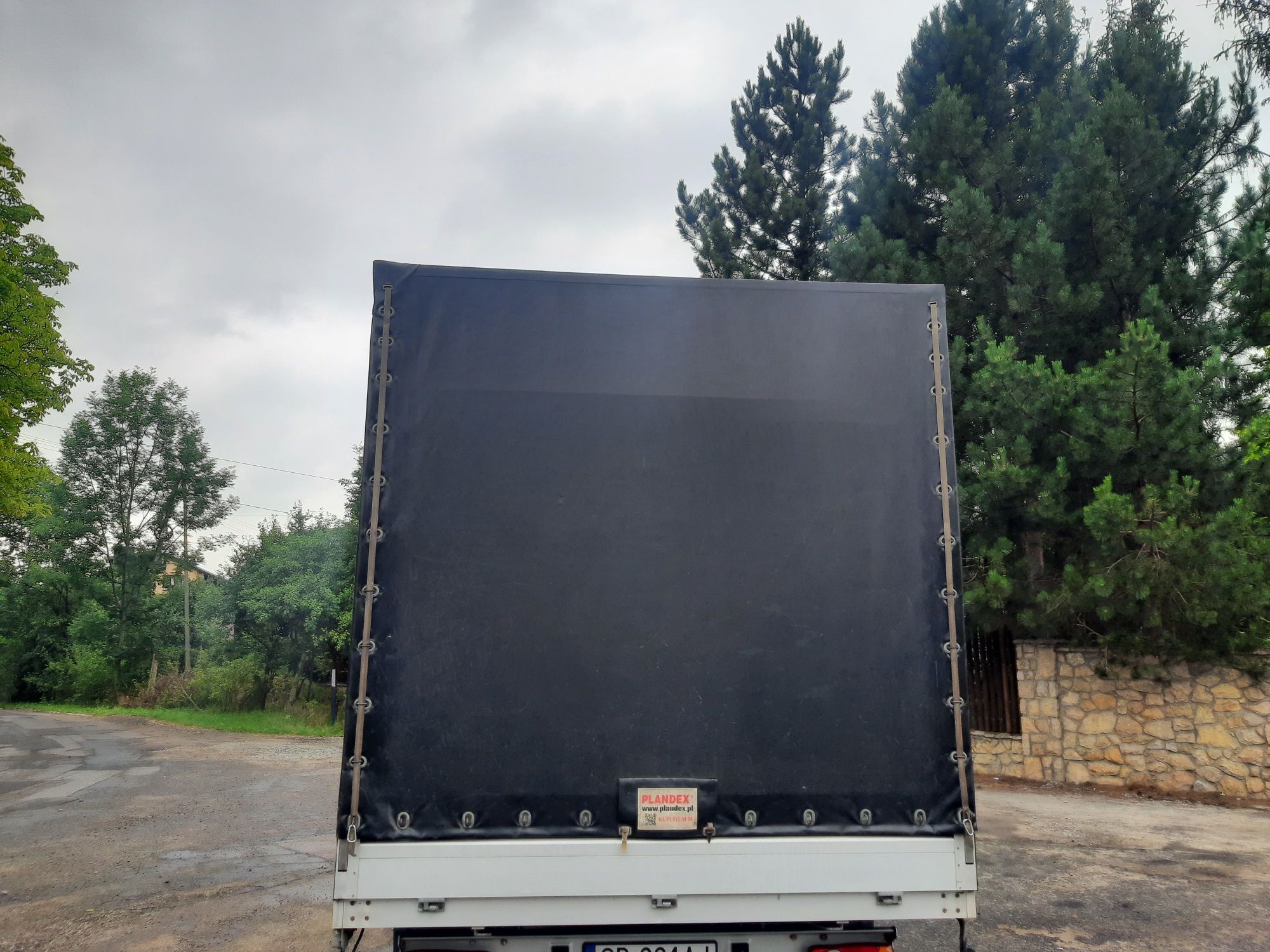 Zabudowa plandeka firanka 10ep  2.30m x 5.00m plandex regulowana rama