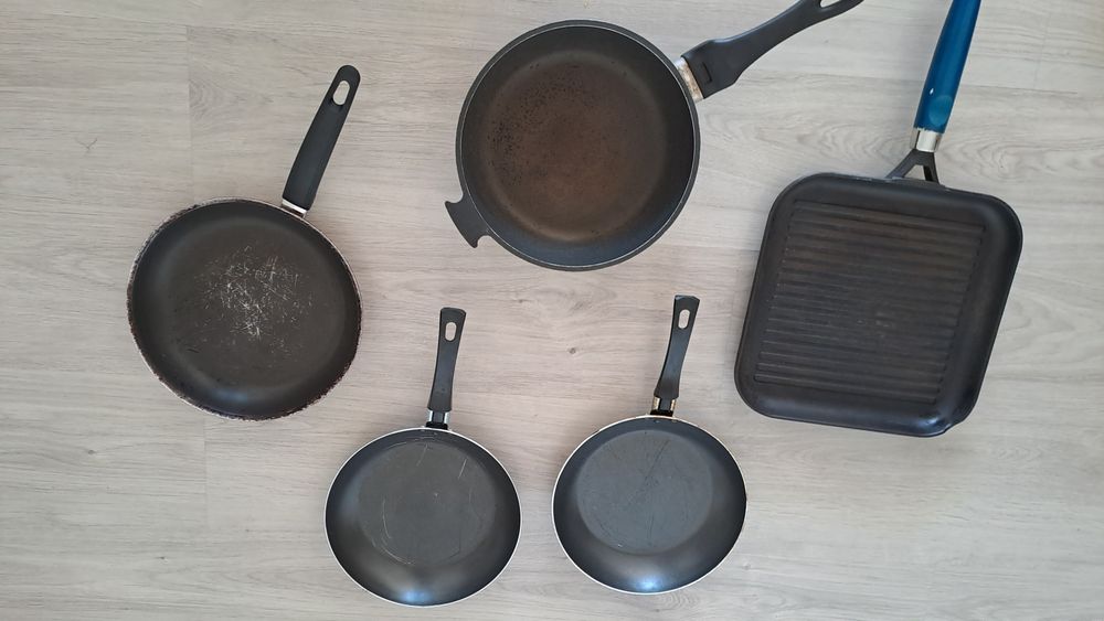 Conjunto Grelhador e frigideiras